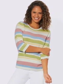 Pull à manches 3/4 50% coton