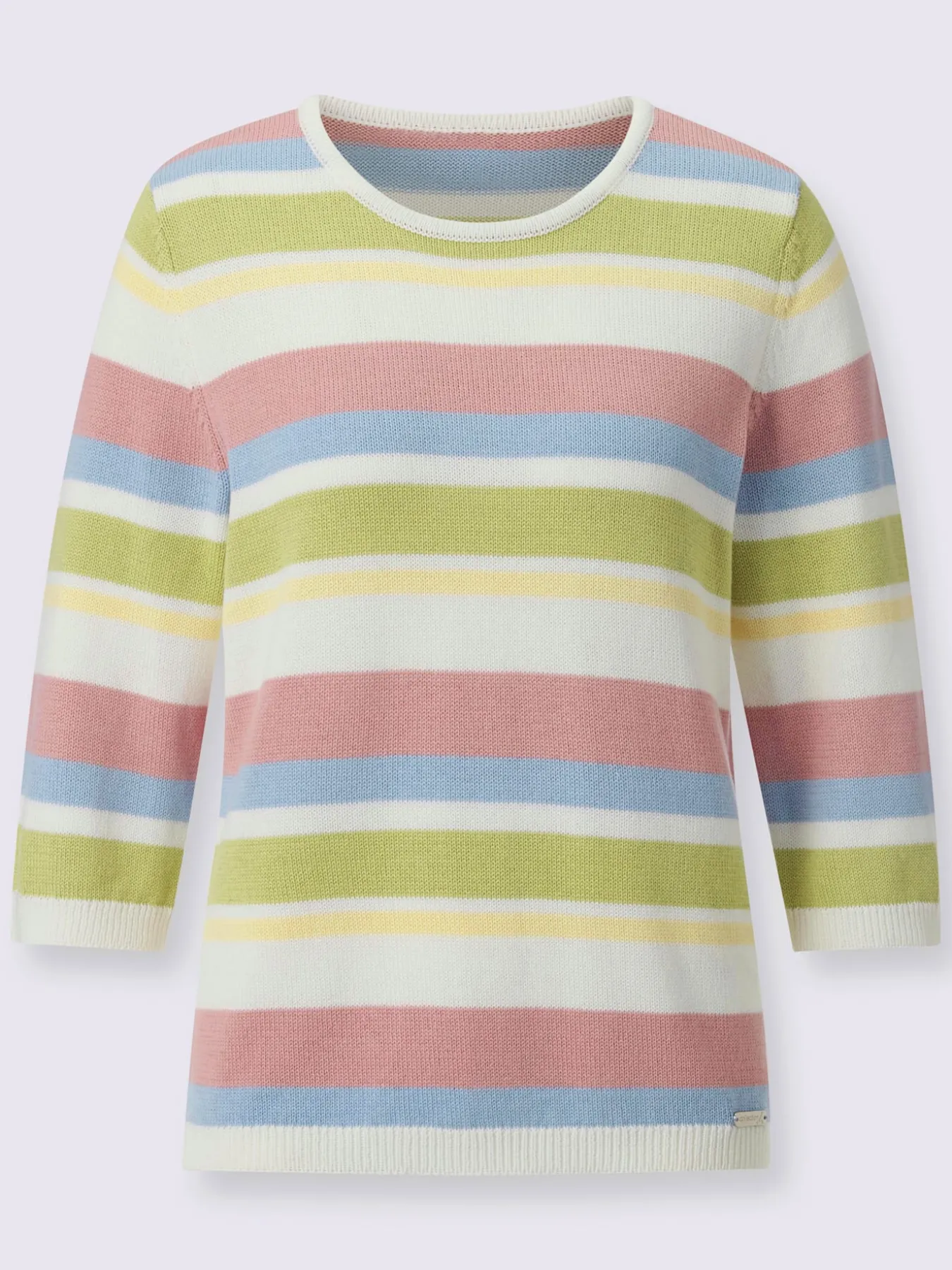 Pull à manches 3/4 50% coton