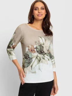 Pull à manches 3/4 60% viscose
