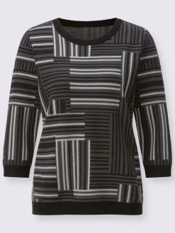 Pull à manches 3/4 avec viscose (ecovero)