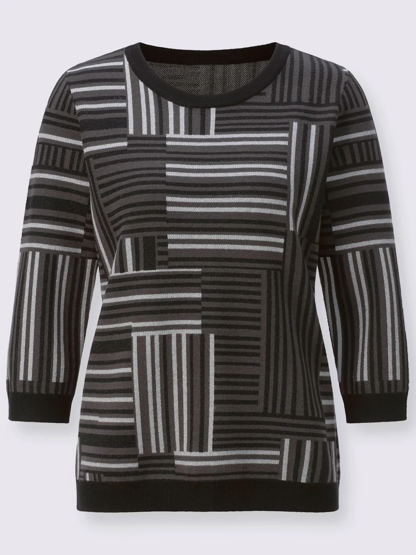 Pull à manches 3/4 avec viscose (ecovero)
