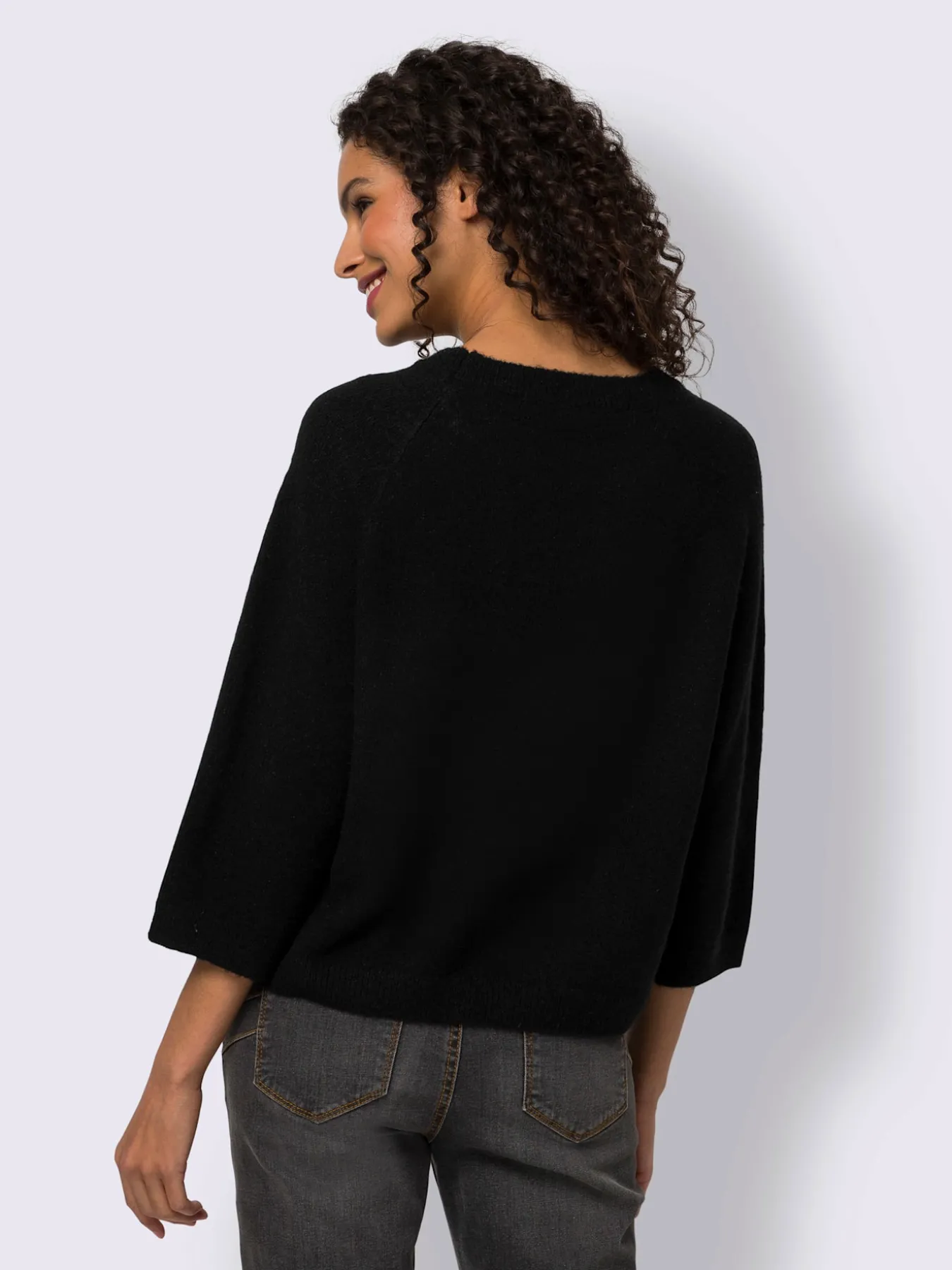 Pull à manches 3/4 manches raglan