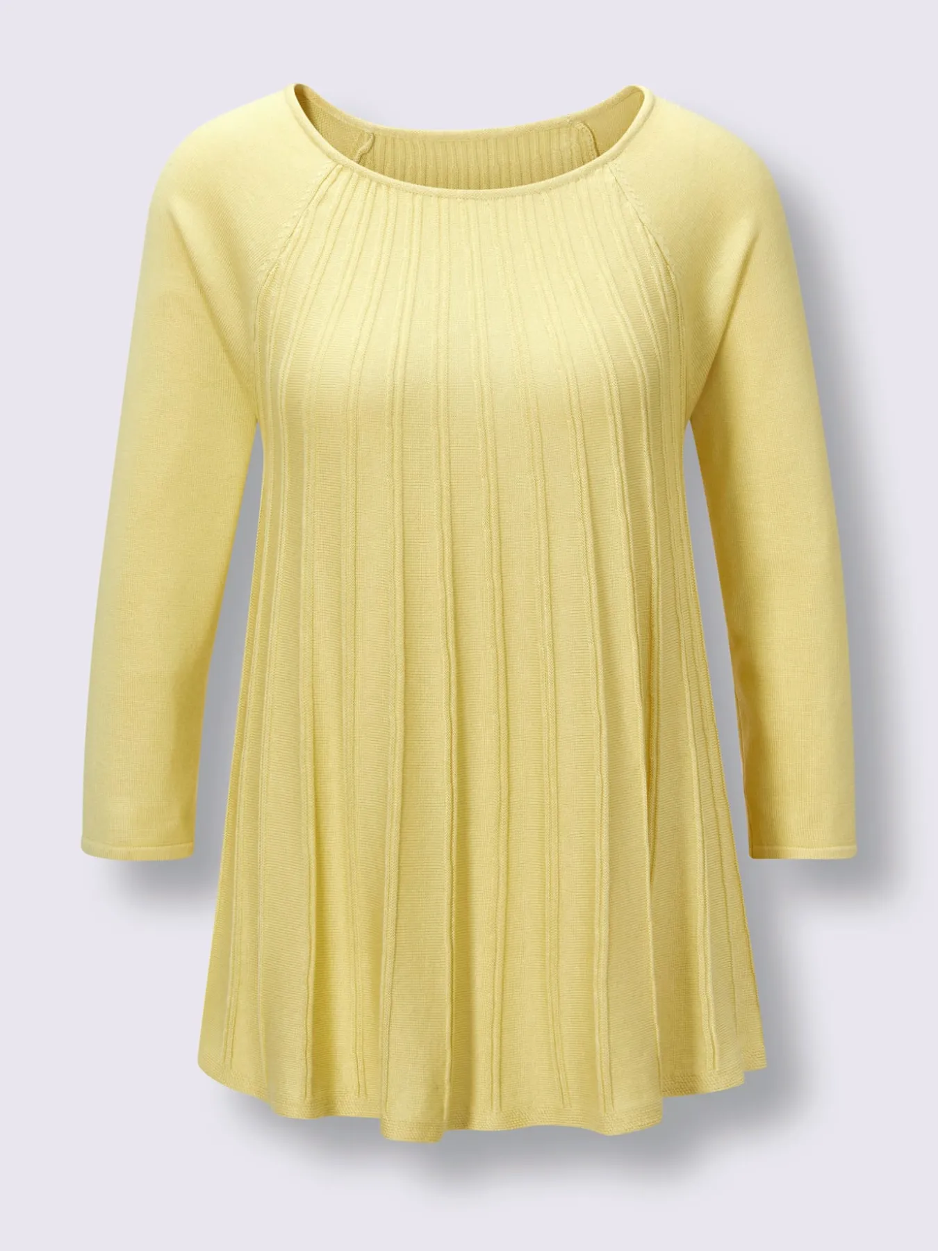 Pull à manches 3/4 mélange soie-cachemire