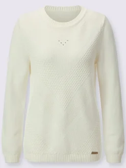 Pull à manches longues 50% coton