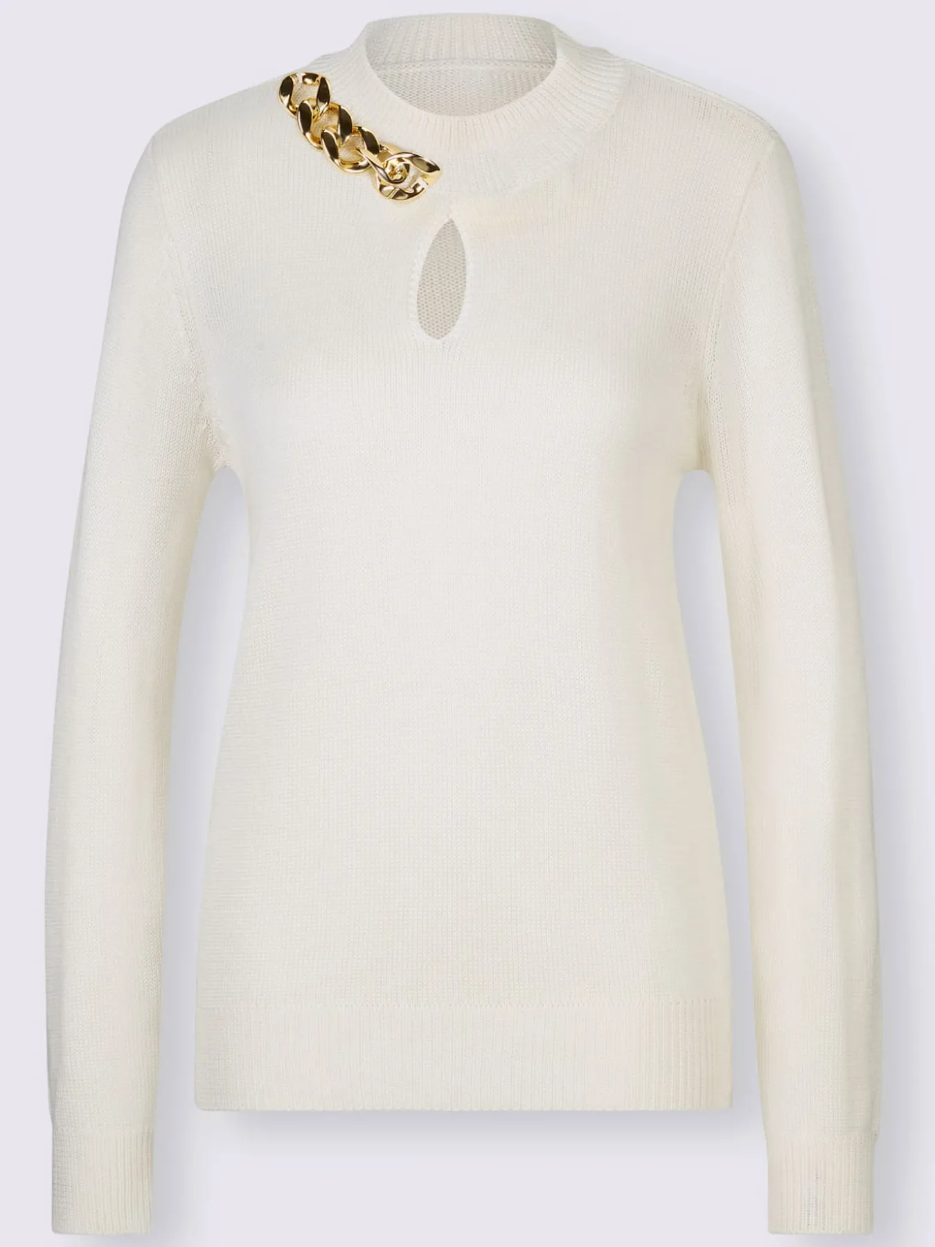 Pull à manches longues 10% soie