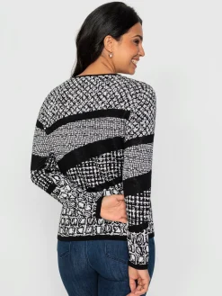 Pull à manches longues 60% viscose