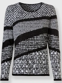 Pull à manches longues 60% viscose