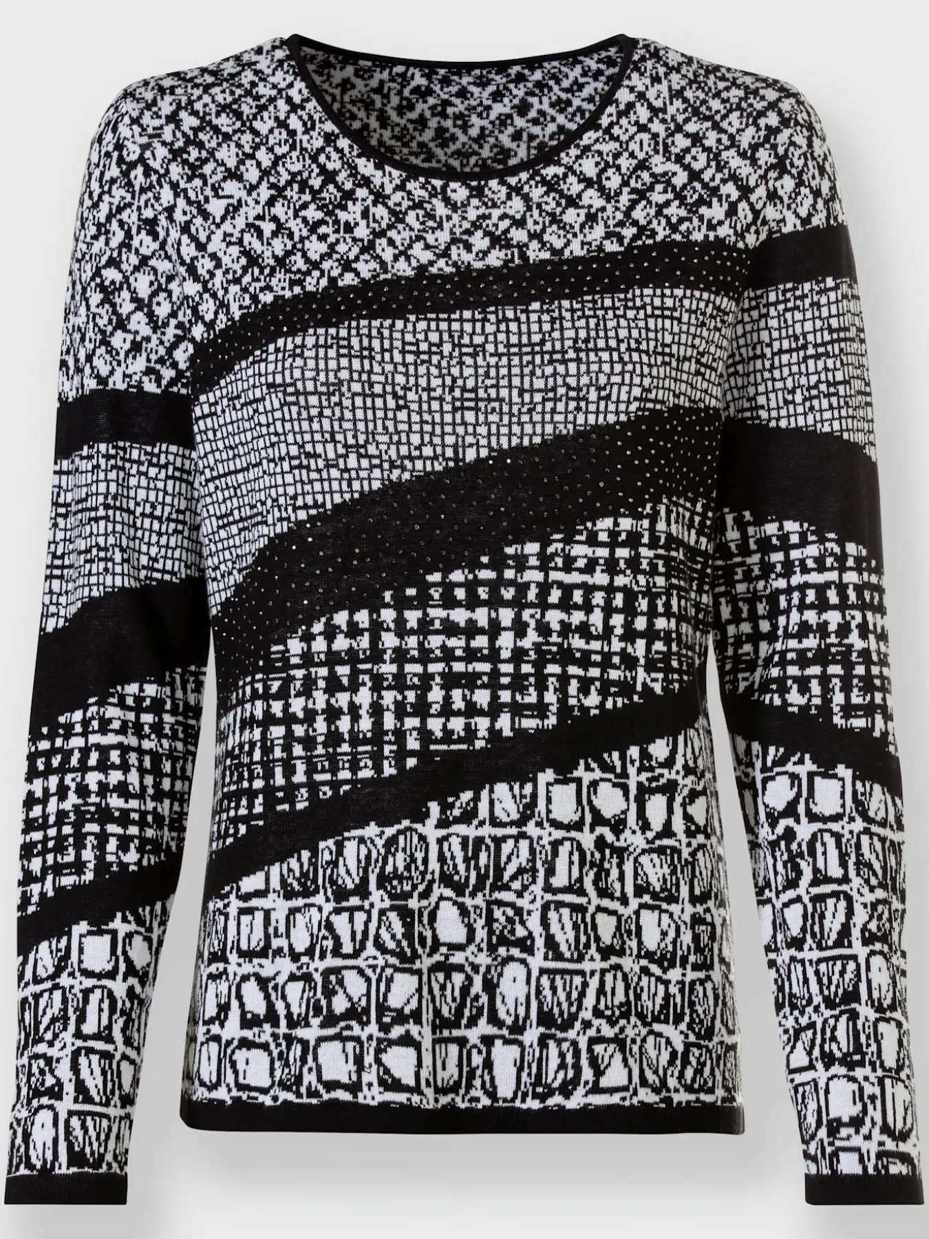 Pull à manches longues 60% viscose