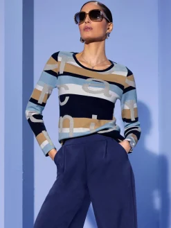 Pull à manches longues avec viscose (ecovero)