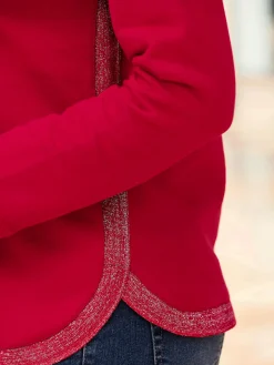 Pull à manches longues pur coton