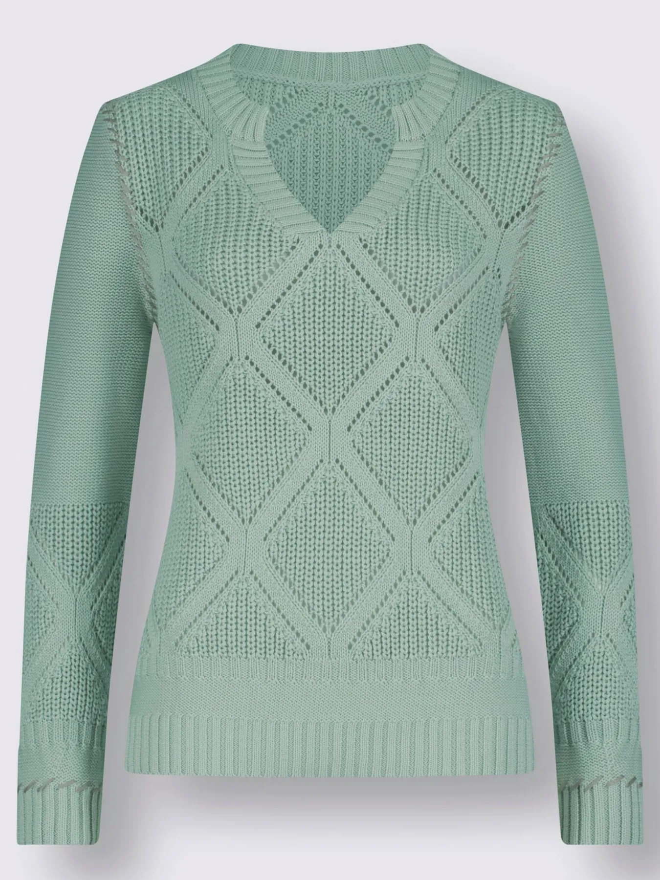 Pull ajouré 49% coton