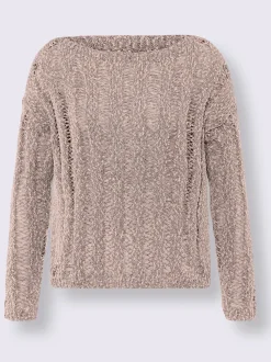 Pull ajouré aspect chiné tendance