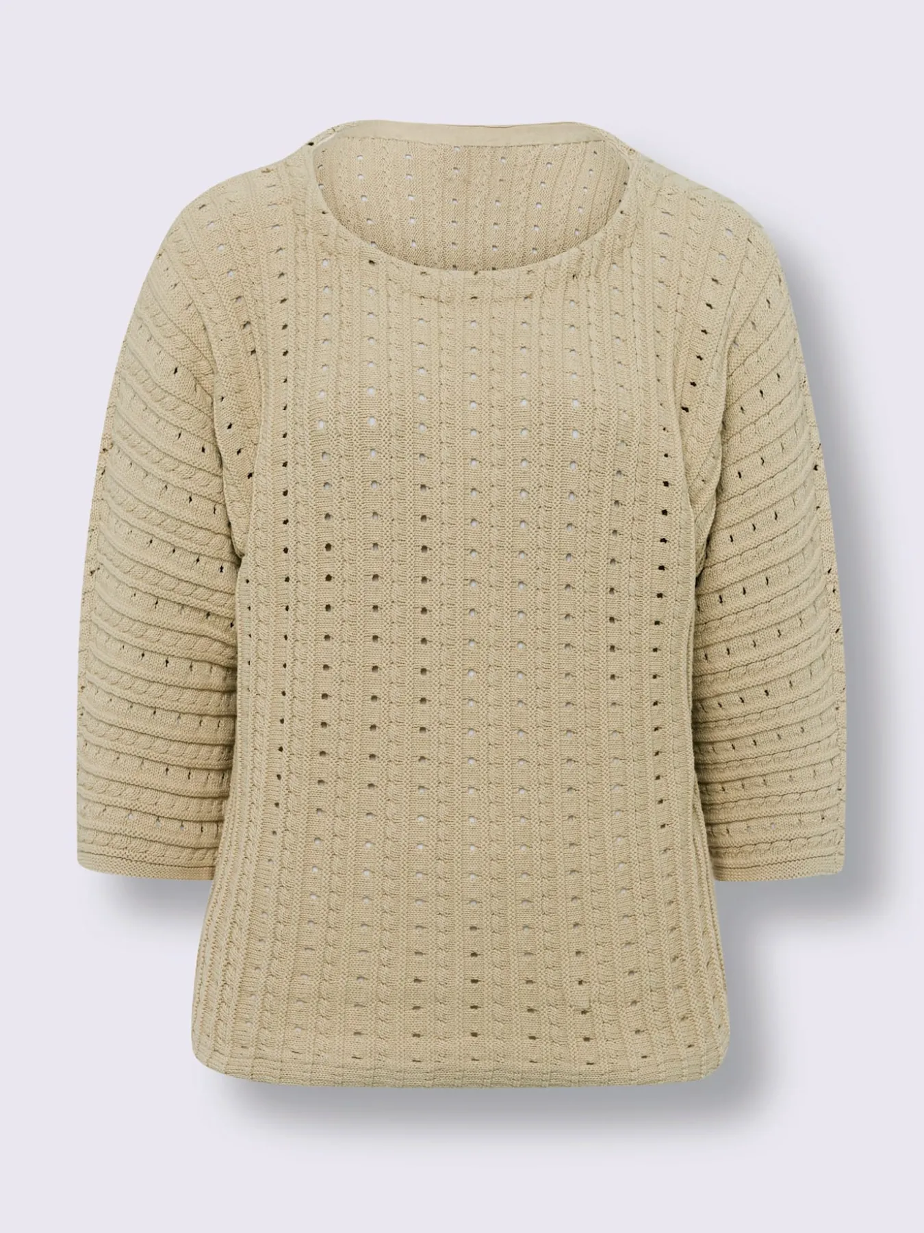 Pull ajouré motif ajouré léger
