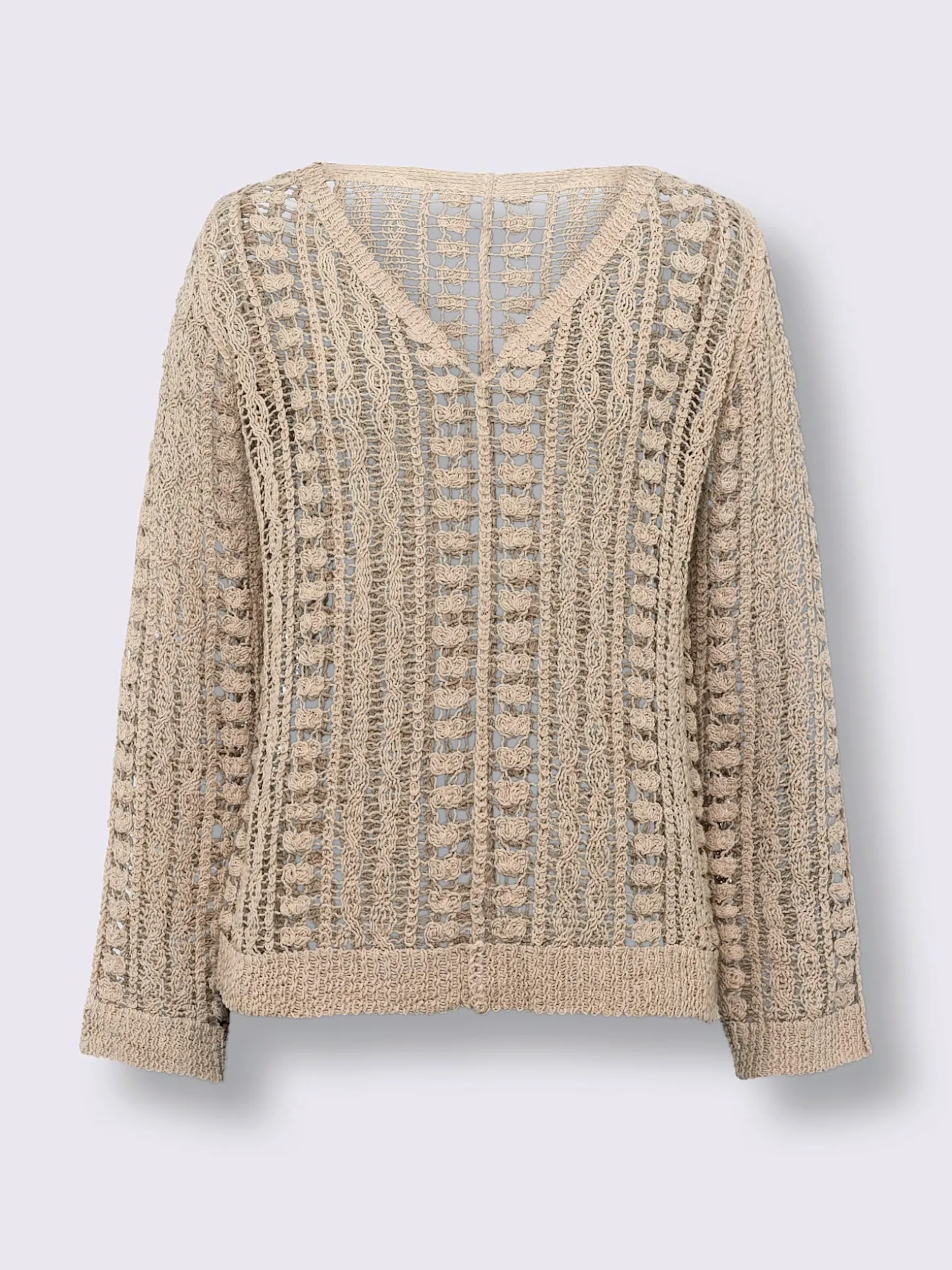 Pull ajouré motif ajouré léger