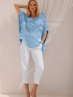 Pull ample superbe motif tricoté