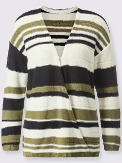 Pull cache-cœur mélange de cotons agréable