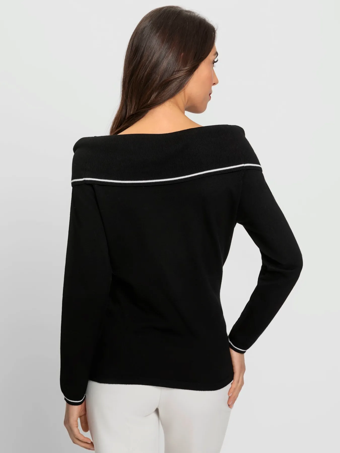 Pull carmen encolure carmen féminine
