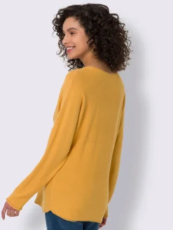 Pull chauve-souris bords roulés