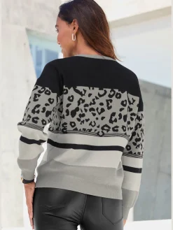 Pull col rond encolure ronde
