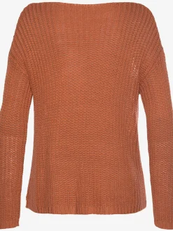 Pull col rond pull large avec encolure en u