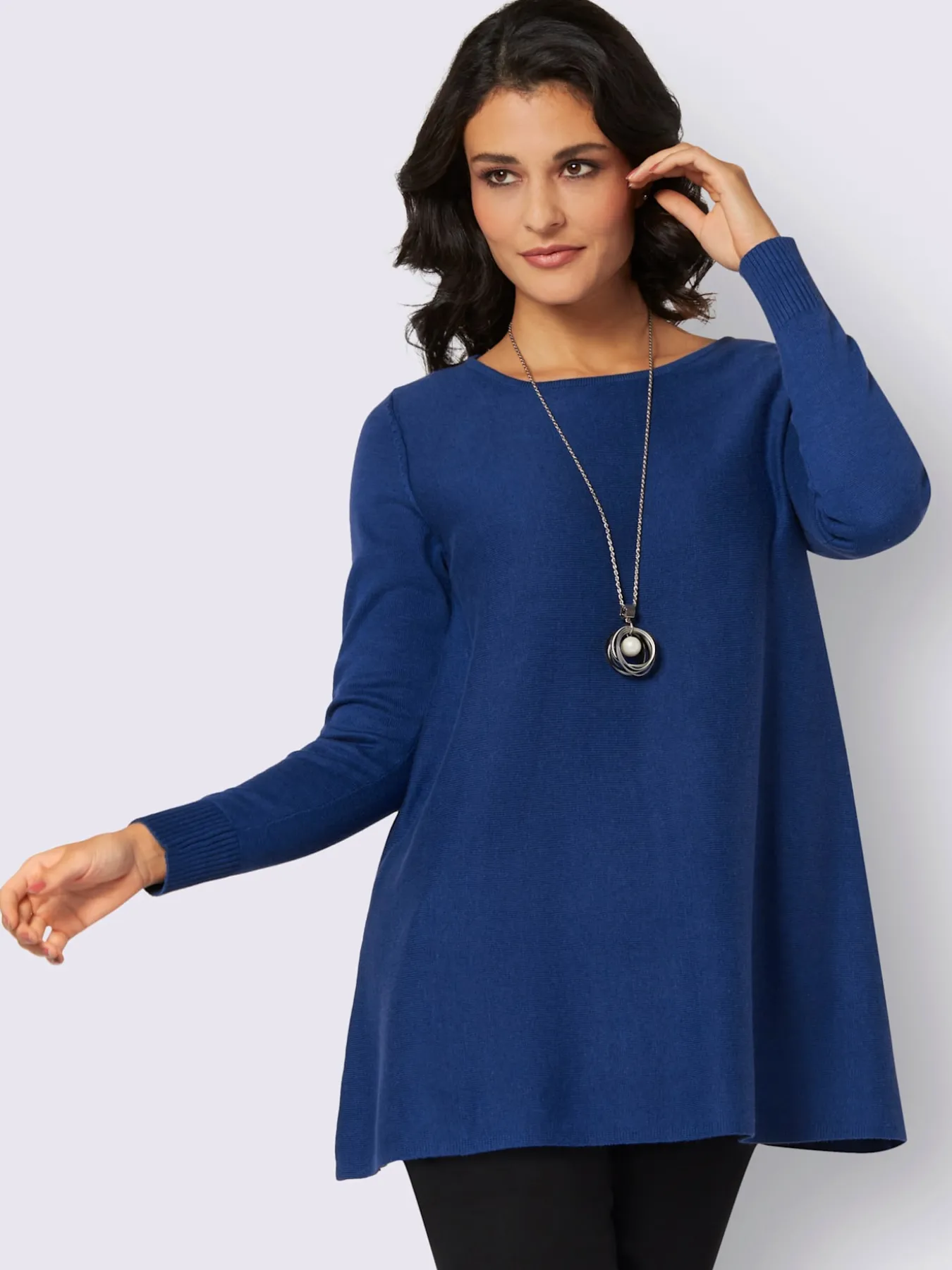 Pull coupe décontractée légèrement évasée