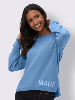 Pull en coton inscription tendance