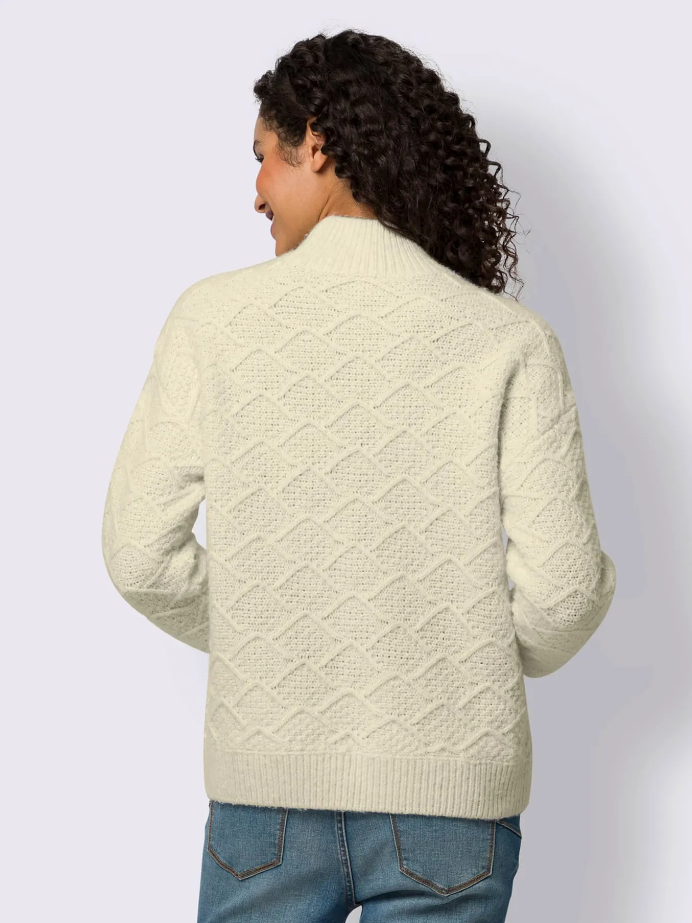 Pull en tricot 6% laine