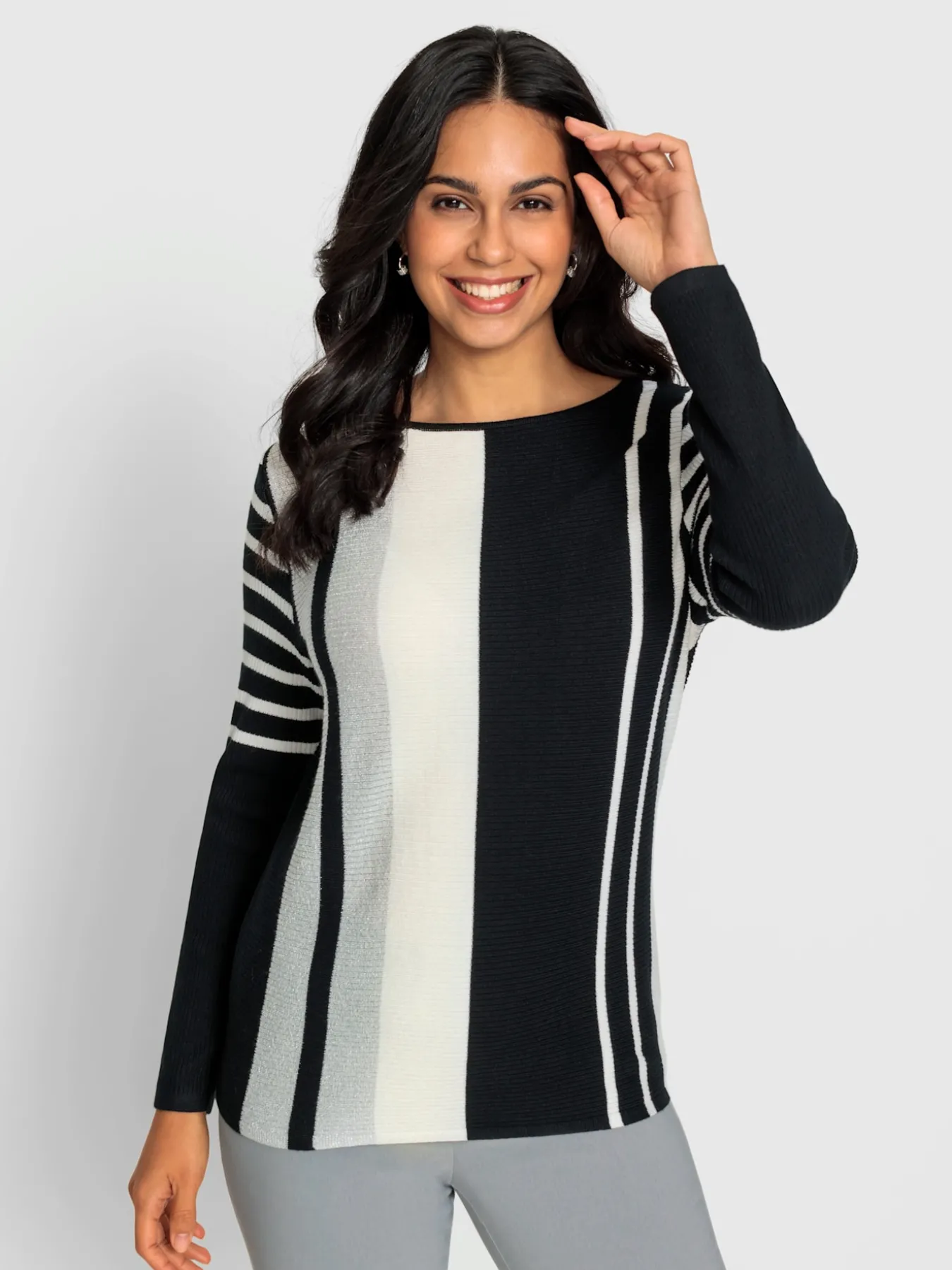 Pull en tricot 66% viscose