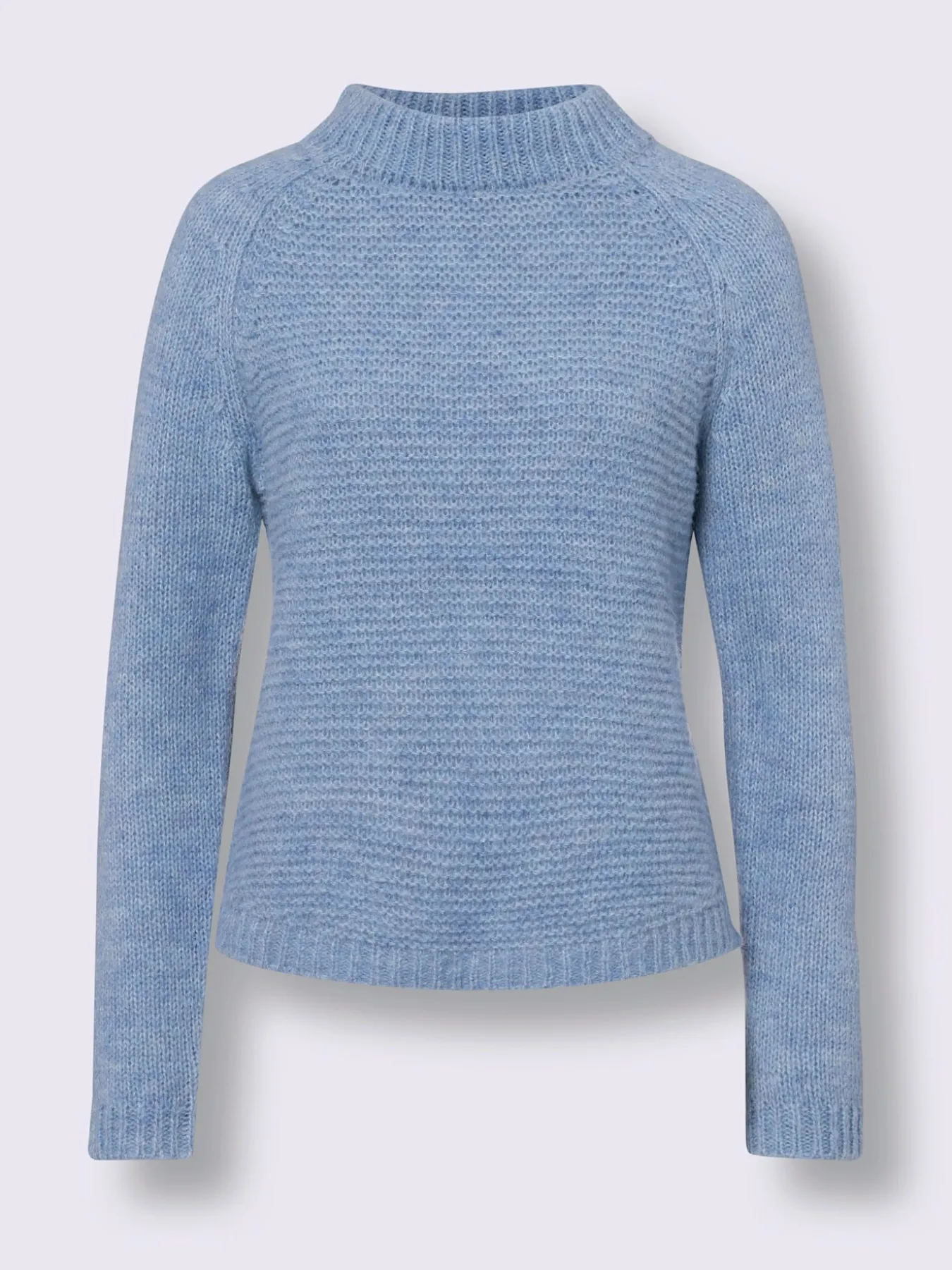 Pull en tricot col corolle