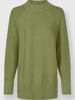 Pull en tricot col corolle