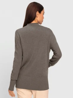 Pull en tricot col montant tendance