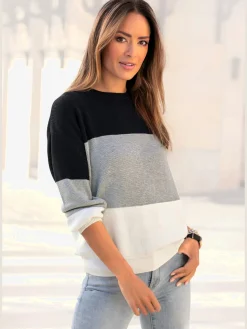 Pull en tricot encolure ronde