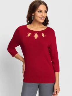 Pull en tricot fin 55% coton