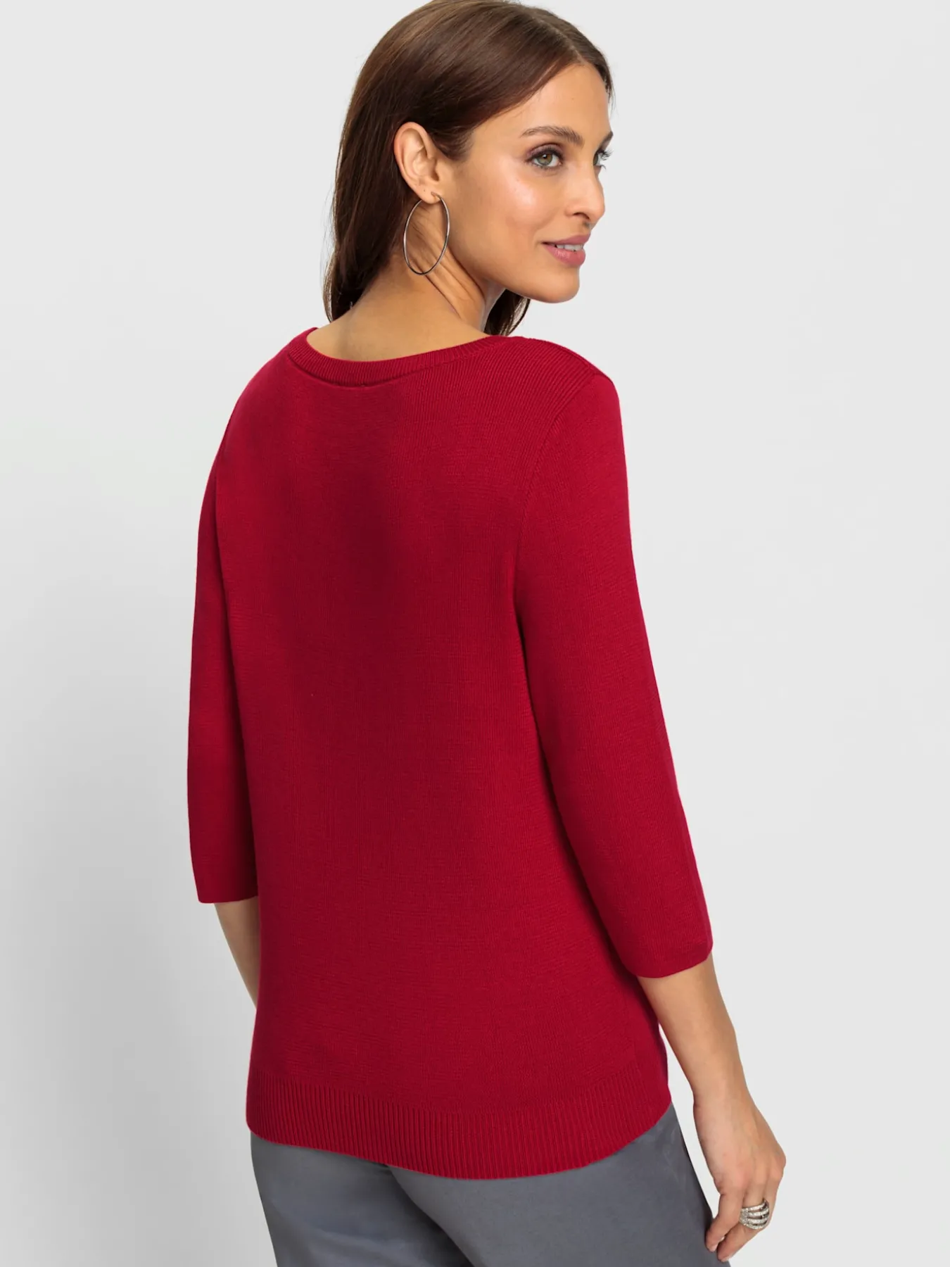 Pull en tricot fin 55% coton