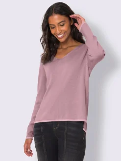 Pull en tricot fin jolis coloris contrastés