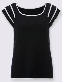 Pull en tricot fin mélange de viscose doux