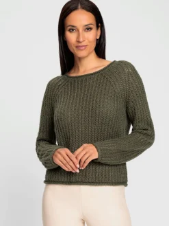 Pull en tricot grosses mailles tendance
