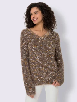 Pull en tricot jolie structure tricot