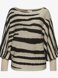 Pull en tricot large encolure en u