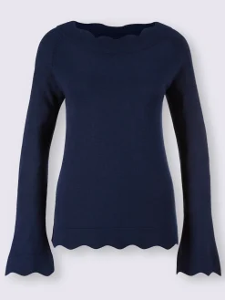 Pull en tricot mélange de soie et viscose de qualité