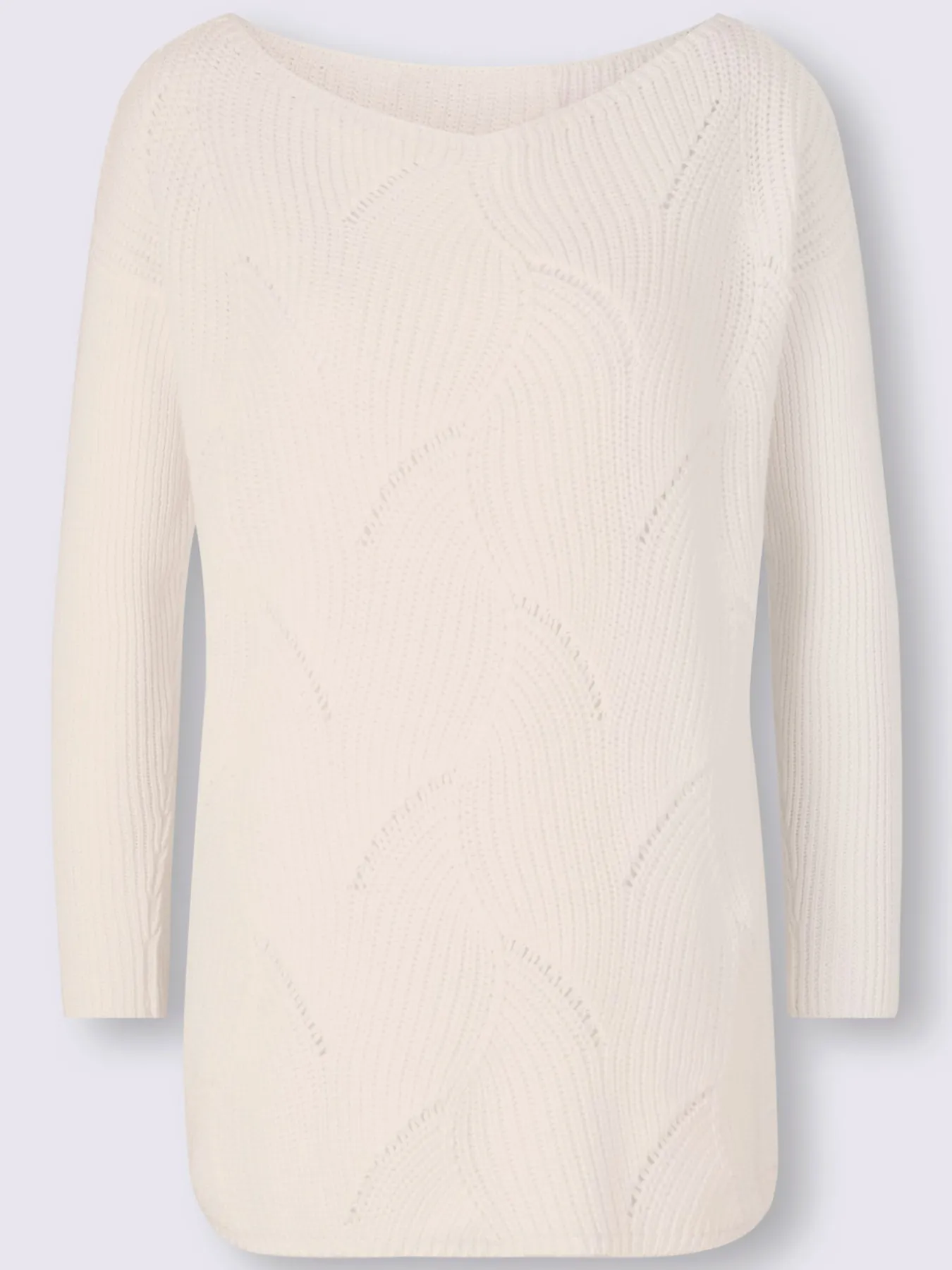 Pull en tricot motif maille moderne