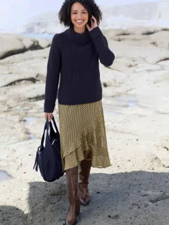 Pull en tricot motif tricoté tendance