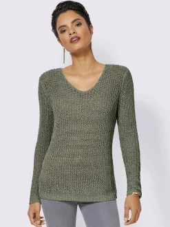 Pull en tricot superbe fil fantaisie
