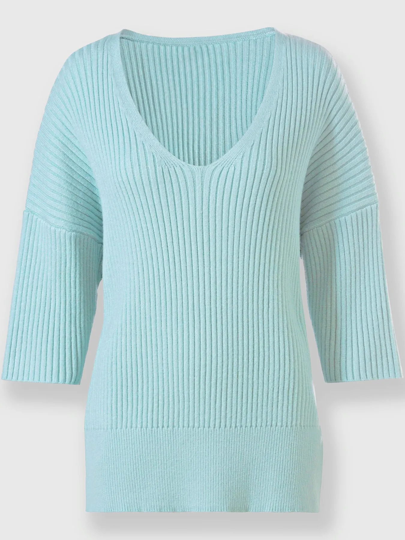 Pull en tricot tricot côtelé moderne