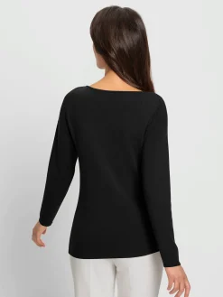 Pull encolure en forme de cœur