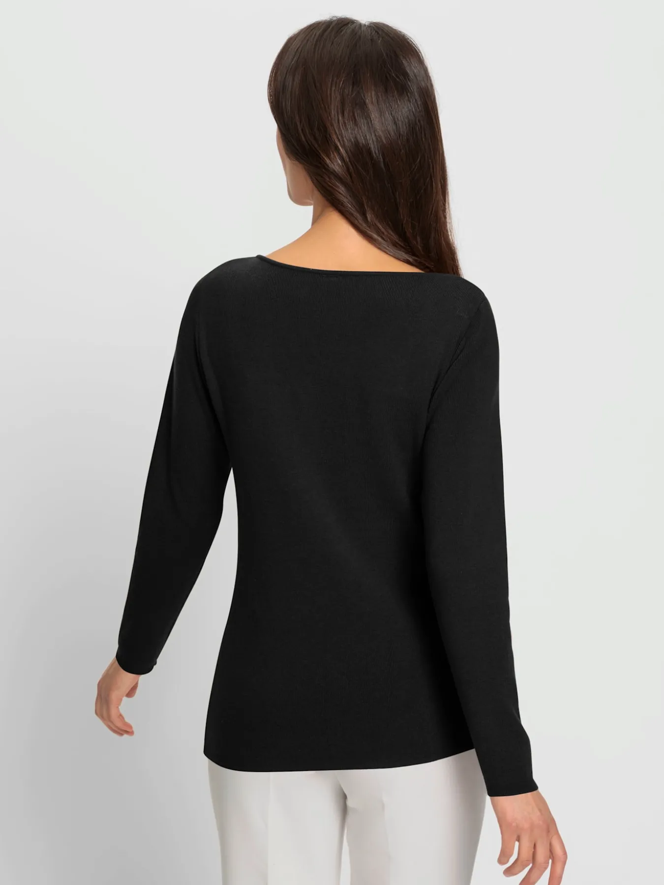 Pull encolure en forme de cœur