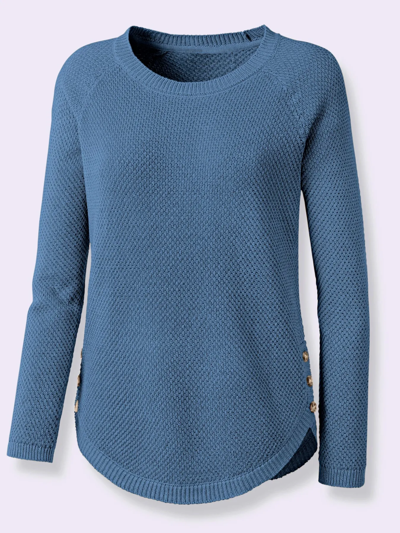 Pull encolure ronde 50% coton