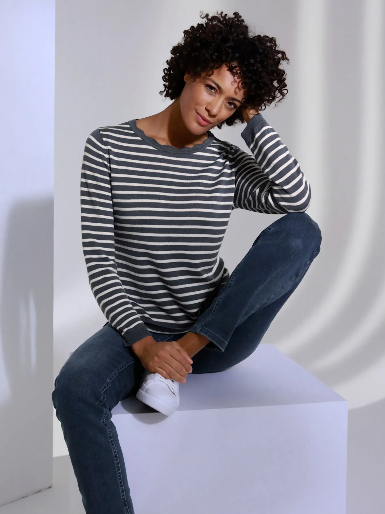 Pull encolure ronde 30% laine vierge (mérinos)