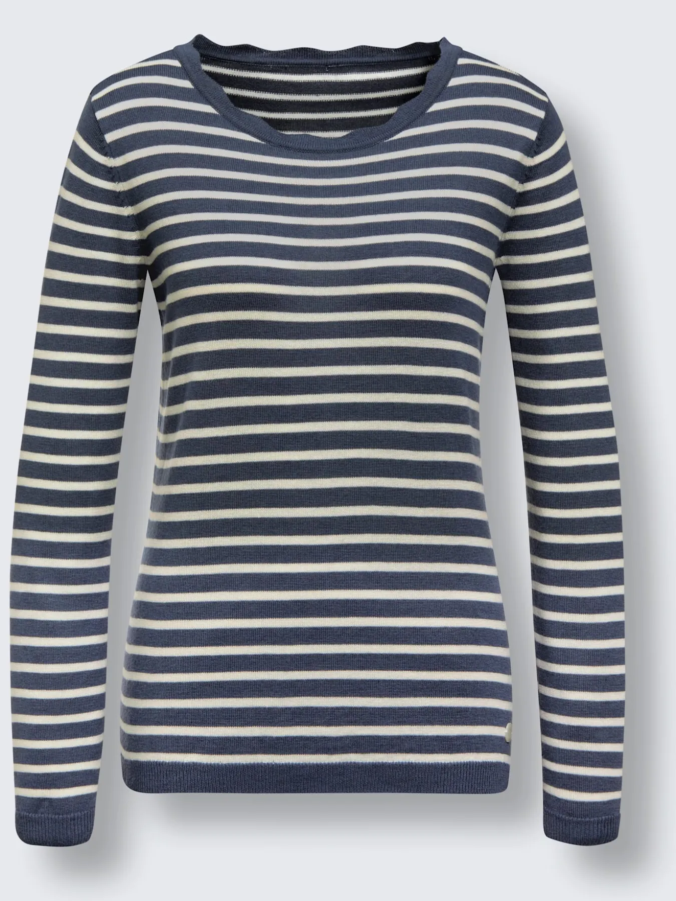 Pull encolure ronde 30% laine vierge (mérinos)
