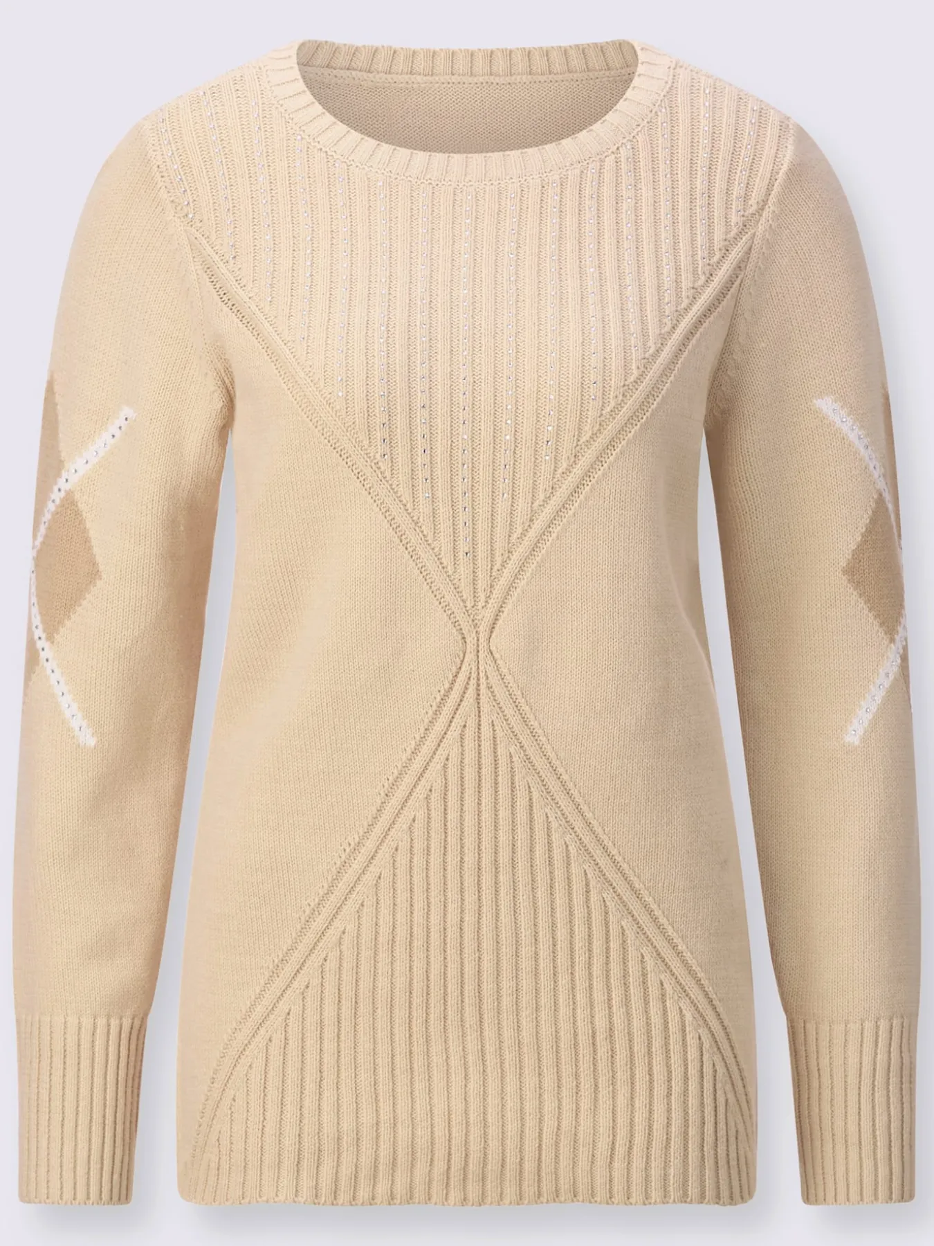 Pull encolure ronde mélange de lyocell et de viscose de qualité